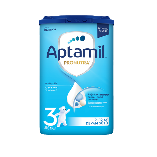Aptamil 3 Devam Sütü 800 gr 9-12 Ay Akıllı Kutu